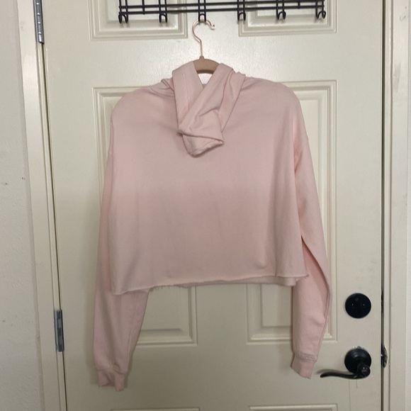 PURE VIDA cropped sweatshirt with hoodie Size M - Picture 4 of 4